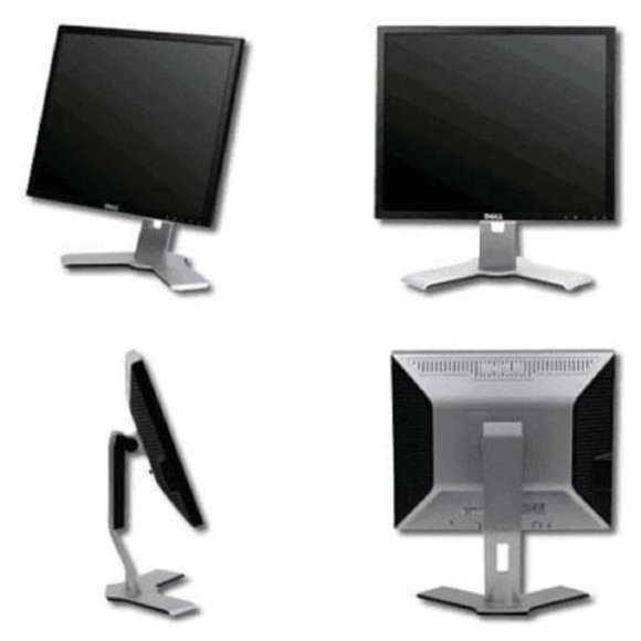 USED Dell 1908FP 19" flat panel monitor Rotates to Portrait or Landscape View (B - Picture 2 of 6